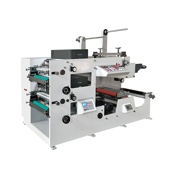 2 түсті жапсырма Flexo басып шығару машинасы Жинақталатын басып шығару құрылғысы