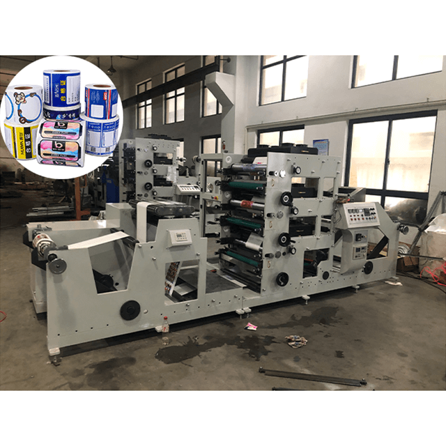 3 Color Label Flexo Printing Machine PET PVC Flexo Printing Machine