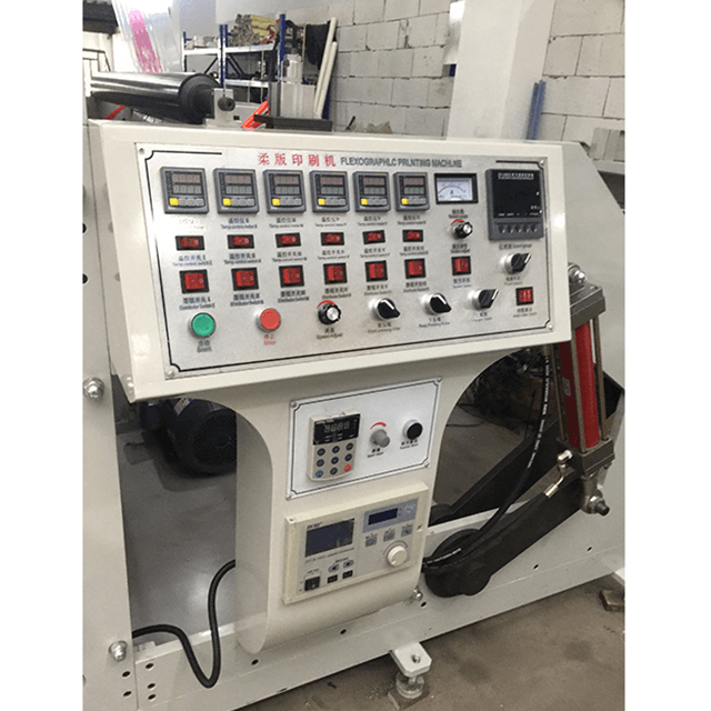 6 Color Paper Roll To Roll Sticker Label Flexo Printing Machine
